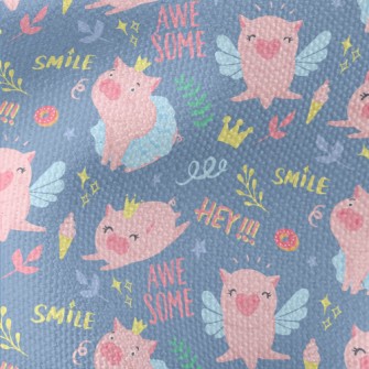 Piglets Who Turned Into Prince Waterproof Canvas