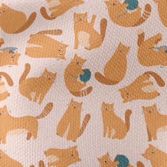 Cute Cat Who Loves To Play Waterproof Canvas