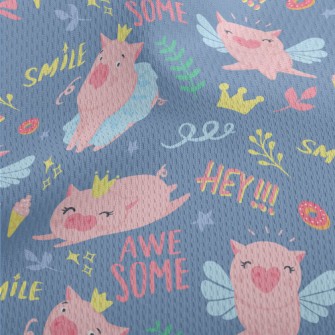 Piglets Who Turned Into Prince Athletic Mesh Flat Back