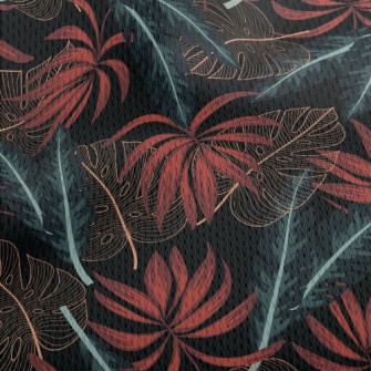 Original Tropical Exotic Plant Athletic Mesh Flat Back