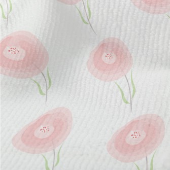 Gentle Pink Flowers Terry