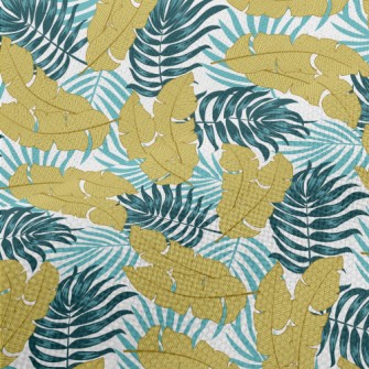 Colorful Green, Blue And Yello Performance Linen