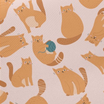 Cute Cat Who Loves To Play Twill