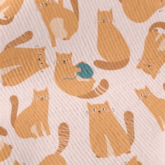 Cute Cat Who Loves To Play Standard Corduroy