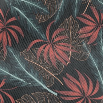 Original Tropical Exotic Plant Standard Corduroy