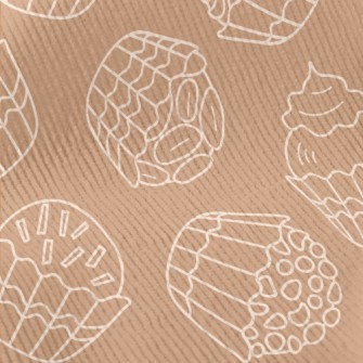 Simple Lines Sweet Small Cake Standard Corduroy