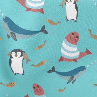 Narwhal Penguins And Seals Stretch Ponte