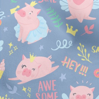 Piglets Who Turned Into Prince Micro Fleece