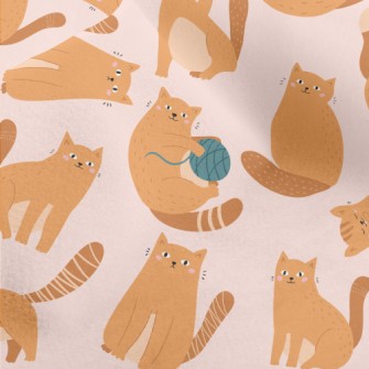 Cute Cat Who Loves To Play Micro Fleece