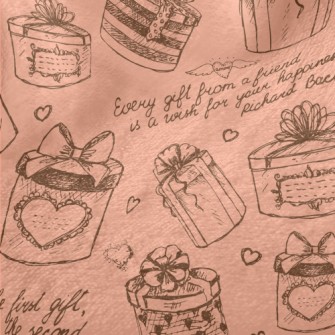 Hand Drawn Sketch Gift Minky