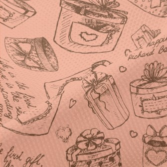 Hand Drawn Sketch Gift Piqué
