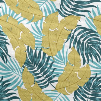 Colorful Green, Blue And Yello Pongee