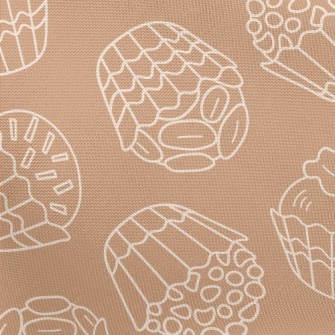 Simple Lines Sweet Small Cake Pongee