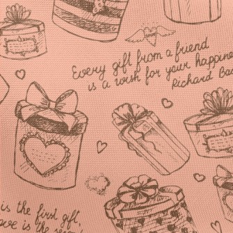 Hand Drawn Sketch Gift Pongee