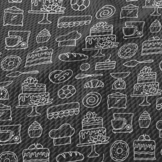 White Line Bakery Pattern Birdseye Piqué