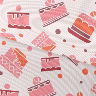 Simple Color Block Cake Patter Waterproof Oxford