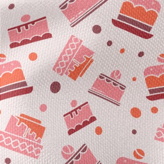 Simple Color Block Cake Patter Waterproof Canvas