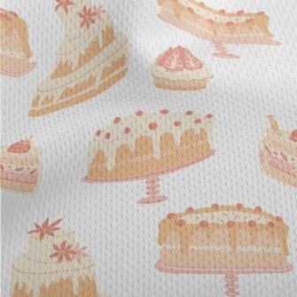 Gentle Wedding Cakes And Sweet Athletic Mesh Flat Back