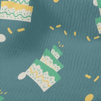 Green And Yellow Three-layer C Terry
