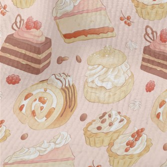 Hand Drawn Sweet Cake Dessert Terry