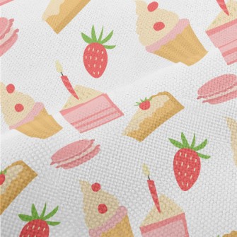 Strawberry Flavored Cake Macar Performance Linen