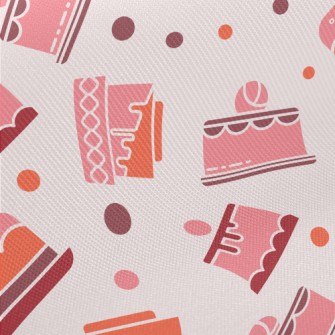 Simple Color Block Cake Patter Twill