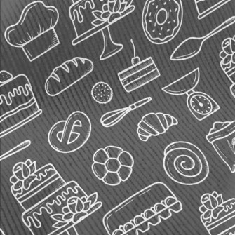 White Line Bakery Pattern Standard Corduroy