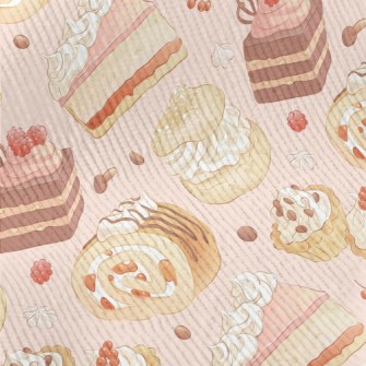 Hand Drawn Sweet Cake Dessert Standard Corduroy