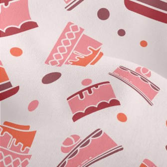 Simple Color Block Cake Patter Lightweight Performance Linen