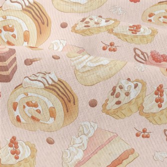 Hand Drawn Sweet Cake Dessert Modern Jersey