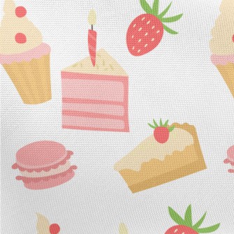 Strawberry Flavored Cake Macar Pongee