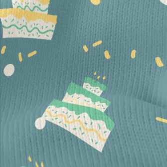 Green And Yellow Three-layer C Stretch Jersey