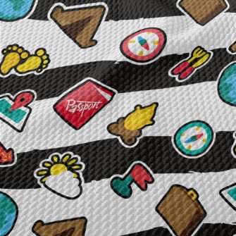 Camping Tent Map Birdseye Piqué