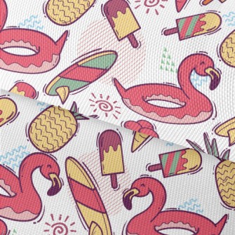 Flamingo Swimming Ring Waterproof Oxford