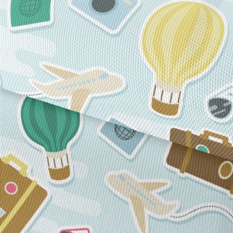 Travel Airplane Hot Air Balloo Waterproof Oxford