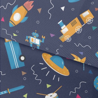 Truck Train Rocket Waterproof Oxford