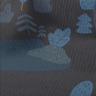Cute Little Forest At Night Terry
