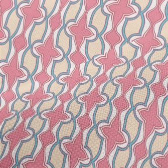 Artistic Oblique Strips Of Col Performance Linen
