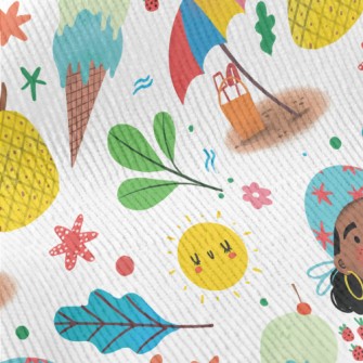 Holiday Headscarf Girl Standard Corduroy
