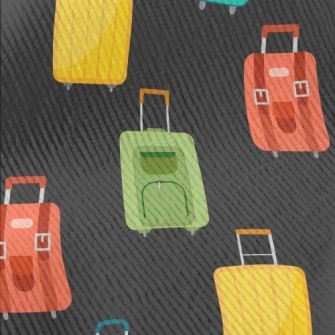 Colorful Suitcases Standard Corduroy