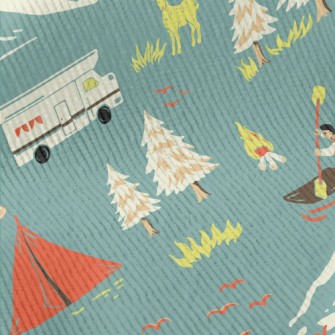 Mountain Climbing And Rowing Standard Corduroy