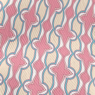 Artistic Oblique Strips Of Col Standard Corduroy