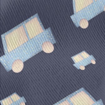 Cartoon Dot Car Standard Corduroy