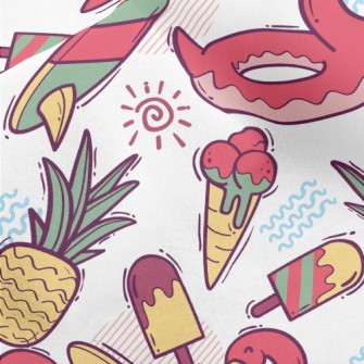 Flamingo Swimming Ring Micro Fleece