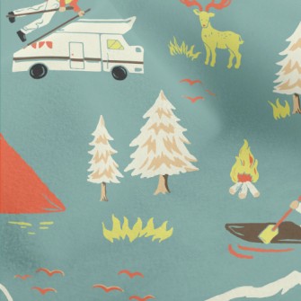 Mountain Climbing And Rowing Micro Fleece
