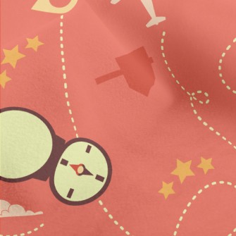 Travel By Plane Micro Fleece