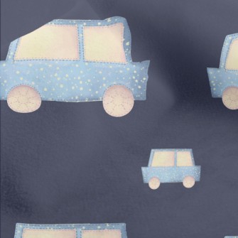 Cartoon Dot Car Micro Fleece