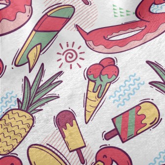 Flamingo Swimming Ring Minky