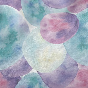 Artistic Watercolor Minky