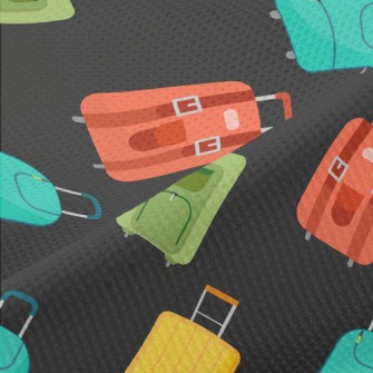 Colorful Suitcases Piqué